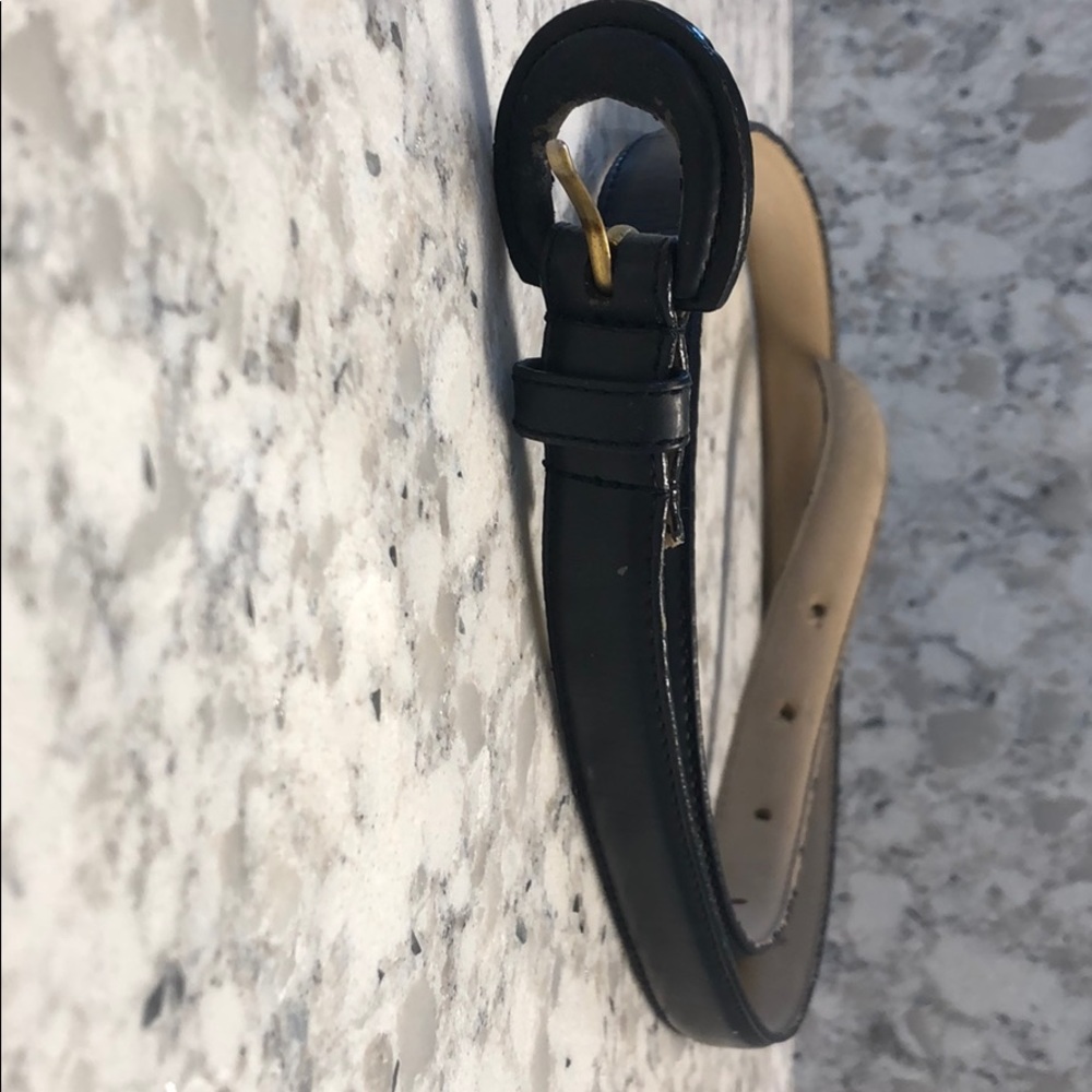 Size 0 Vintage black belt